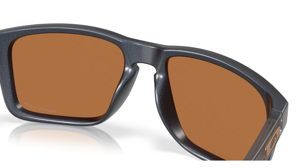 Oakley Holbrook XL Blue Steel Prizm Bronze Polarized achterzijde schuin