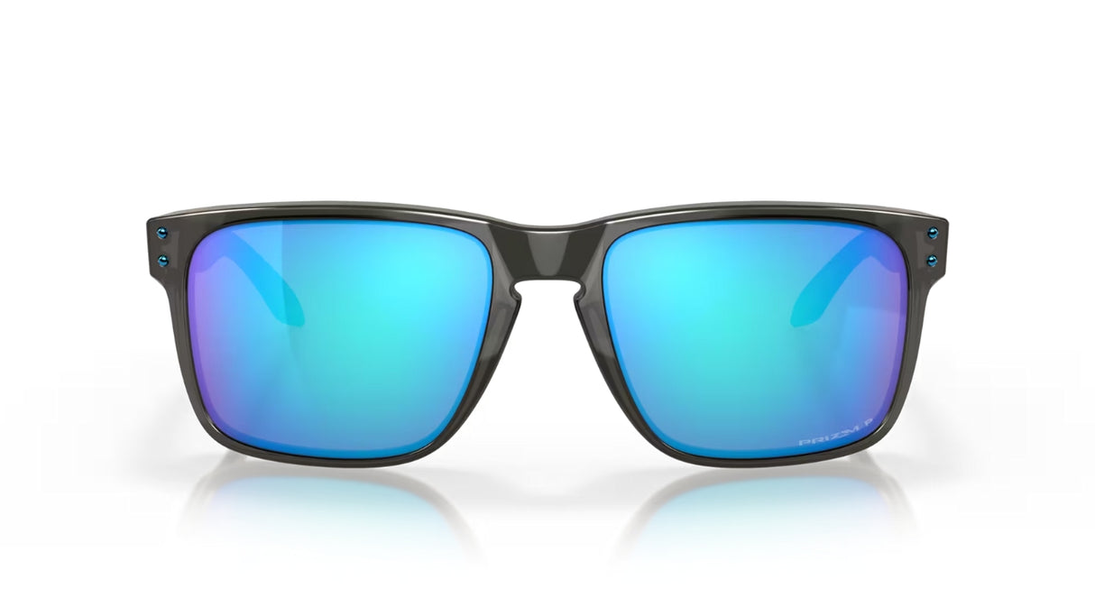 Oakley Holbrook XL Grey Smoke Prizm Sapphire Polarized voorzijde