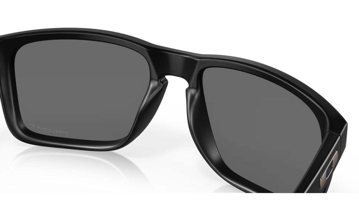 Oakley Holbrook XL Matte Black Prizm Black Polarized achterzijde schuin