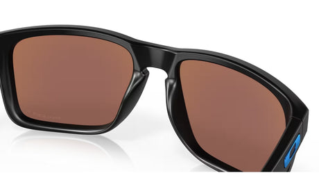 Oakley Holbrook XL Matte Black Prizm Deep H2O Polarized achterzijde schuin