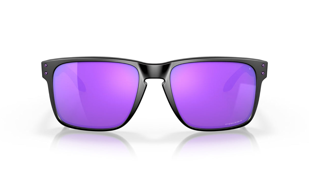 Oakley Holbrook XL Matte Black Prizm Violet voorzijde
