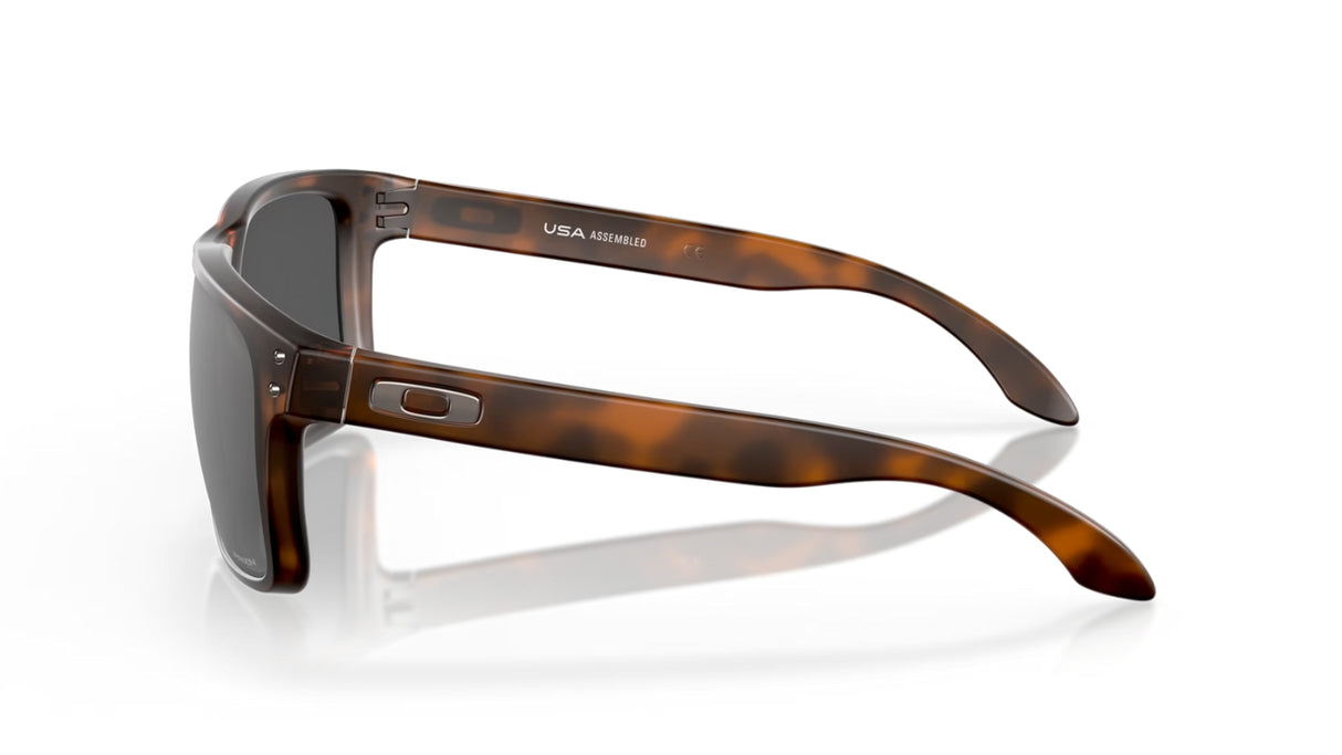 Oakley Holbrook XL Matte Brown Tortoise Prizm Black zijaanzicht