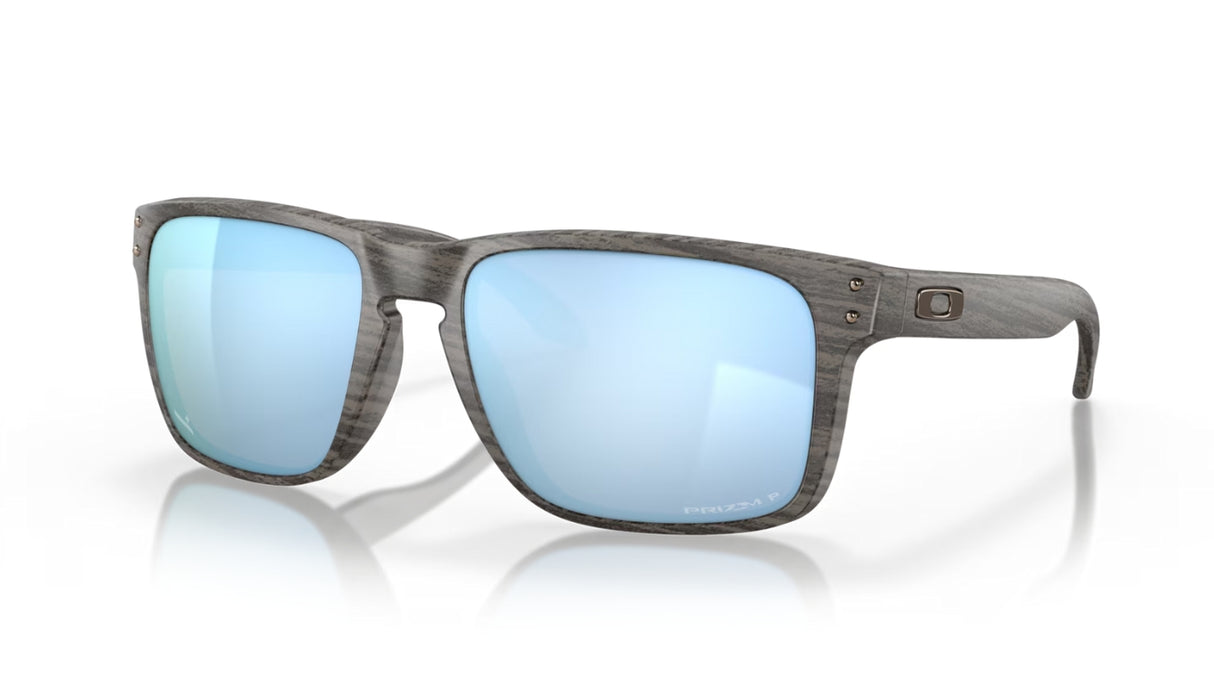 Oakley Holbrook XL Woodgrain Prizm Deep Water Polarized