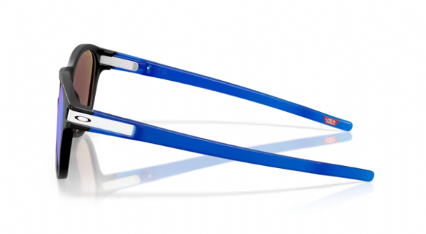Oakley Latch Matte Black/ Prizm Sapphire Zijkant