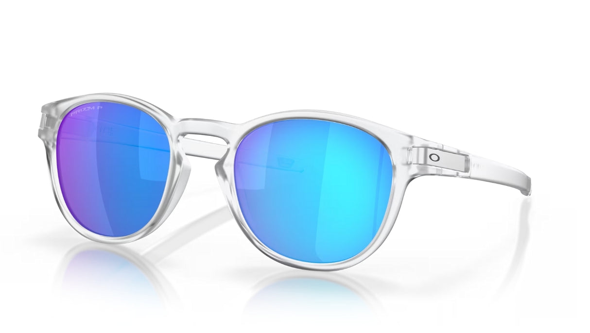 Oakley Latch Matte Clear/ Prizm Sapphire Polarized
