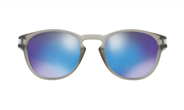 Oakley Latch Matte Grey Ink/ Prizm Sapphire Polarized Voorkant