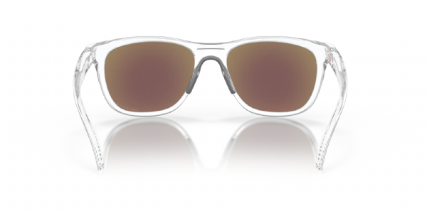 Oakley Leadline Polished Clear Prizm Sapphire Polarized achterzijde