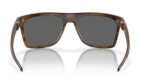 Oakley Leffingwell Matte Brown Tortoise/ Prizm Black Polarized Achterkant Achterkant