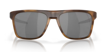 Oakley Leffingwell Matte Brown Tortoise/ Prizm Black Polarized Voorkant