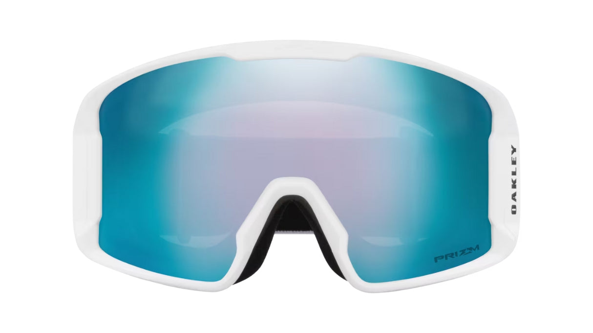Oakley-Line-Miner-L-Matte-White-Prizm-Sapphire-Iridium-Voorzijde