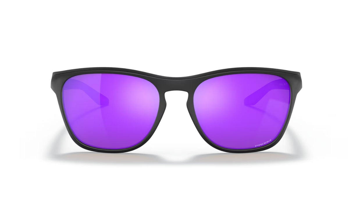 Oakley Manorburn Matte Black Prizm Violet voorzijde