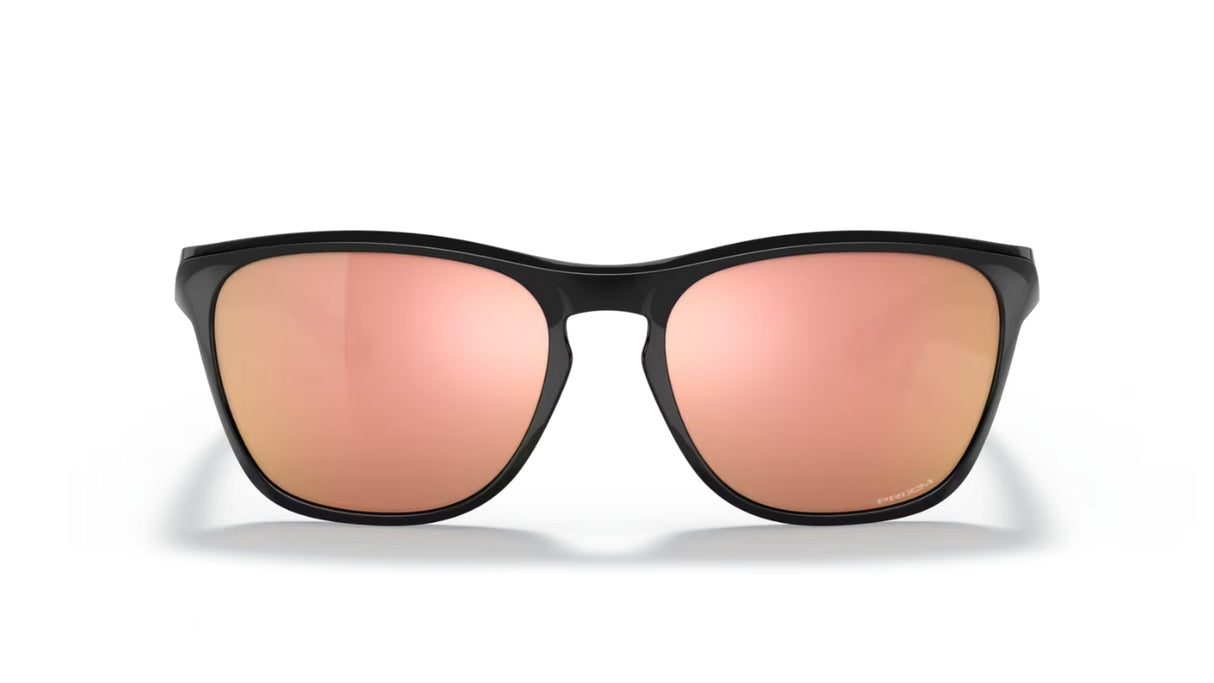 Oakley Manorburn Polished Black Prizm Rose Gold voorzijde