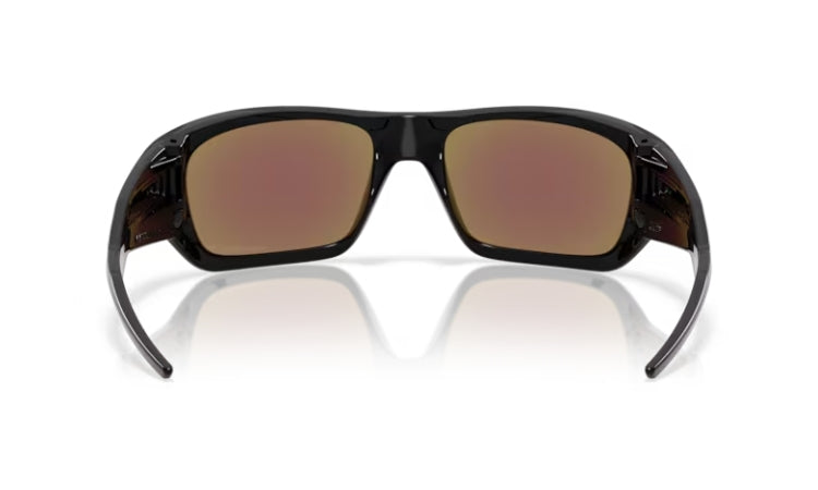 Oakley Masseter Polished Black / Prizm Sapphire Polarized achterkant