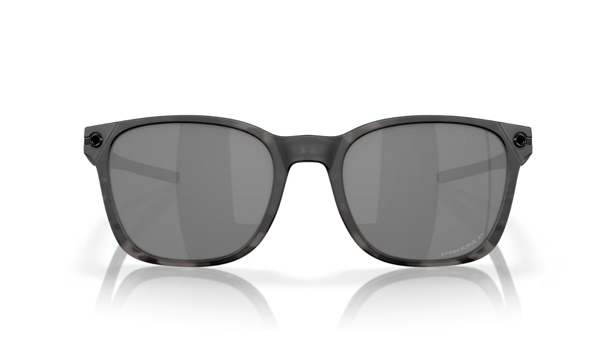 Oakley Ojector Matte Black Tortoise Prizm Black Polarized voorzijde