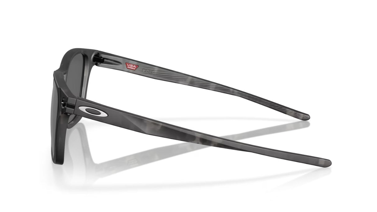 Oakley Ojector Matte Black Tortoise Prizm Black Polarized zijaanzicht