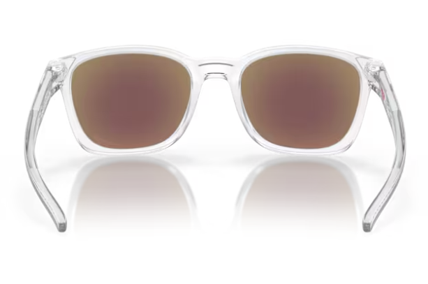 Oakley Ojector Polished Clear Prizm Sapphire achterzijde