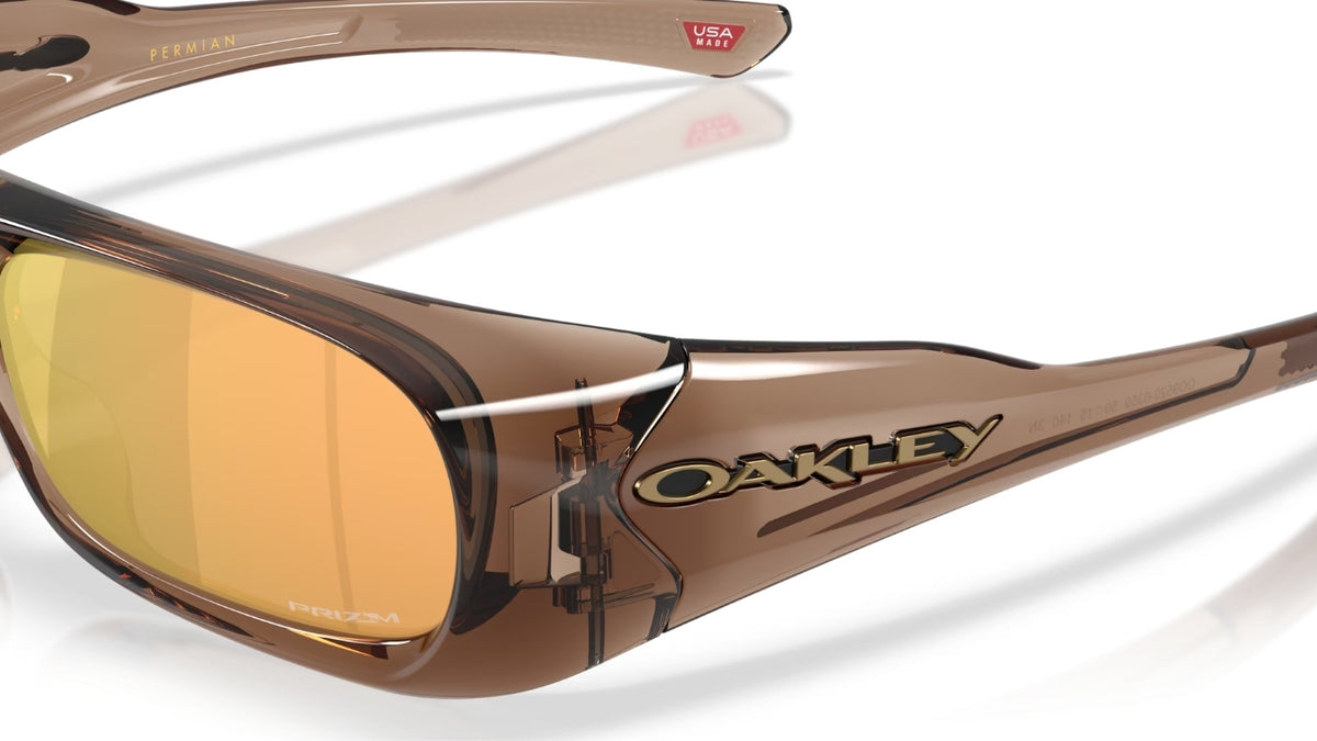 Oakley-Permian-Smoke-Brown-Prizm-Rose-Gold