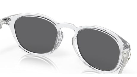 Oakley Pitchman R Polished Clear Prizm Black achterzijde nabij