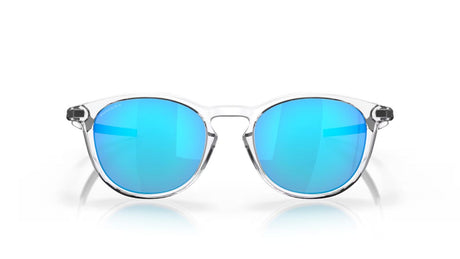 Oakley Pitchman R Polished Clear Prizm Sapphire voorzijde