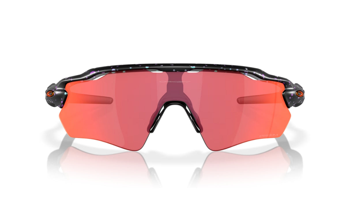 Oakley Radar EV Path Matte Green Purple Colorshift Splatter/ Prizm Trail Torch vooraanzicht