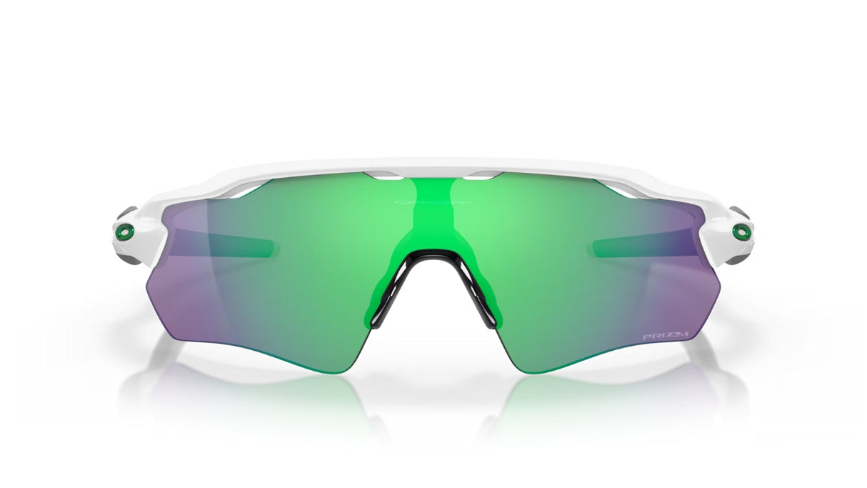 Oakley Radar EV Path Team Colors Polished White/ Prizm Jade vooraanzicht