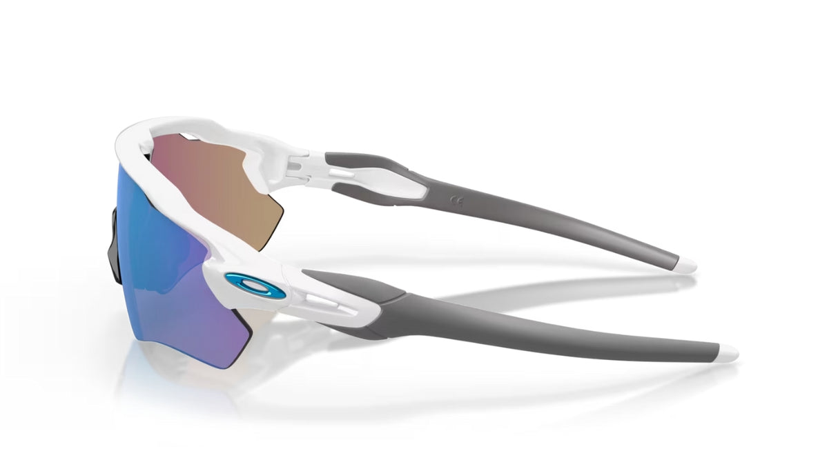 Oakley Radar EV Path Team Colors Polished White/ Prizm Sapphire Iridium zijaanzicht