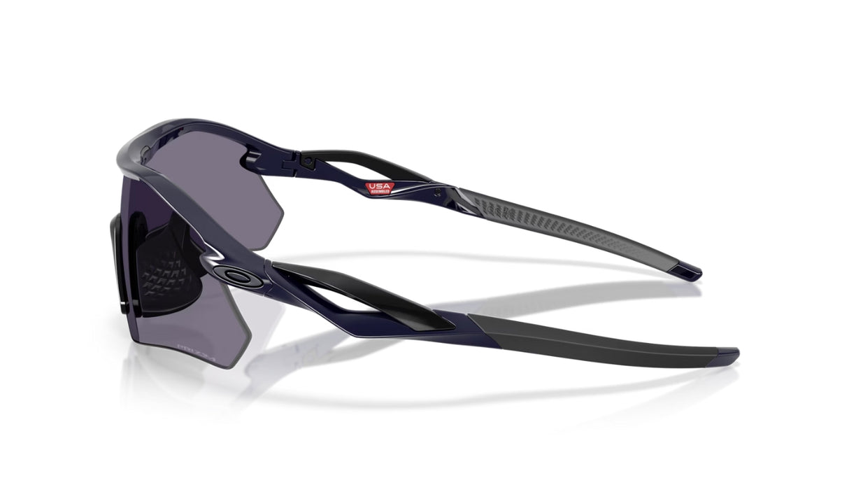 Oakley Radar Plate Polished Navy Prizm Grey zijaanzicht