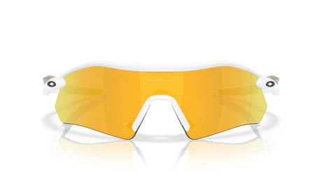 Oakley Radar Plate Polished White Prizm 24K Polarized voorzijde