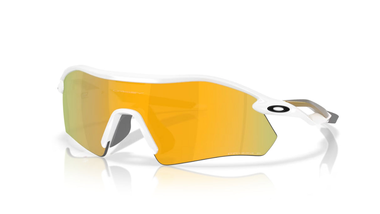 Oakley Radar Plate Polished White Prizm 24K Polarized