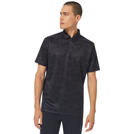 Oakley Reduct Polo Geometric Print Black