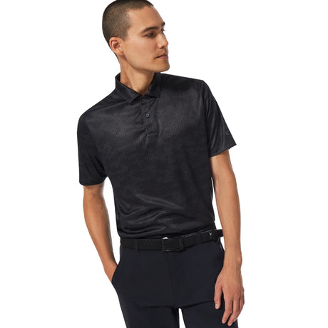 Oakley Reduct Polo Geometric Print Black