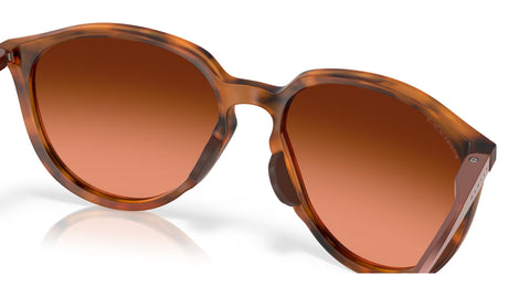 Oakley Sielo Matte Ginger Tortoise/ Prizm Brown Gradient achterzijde
