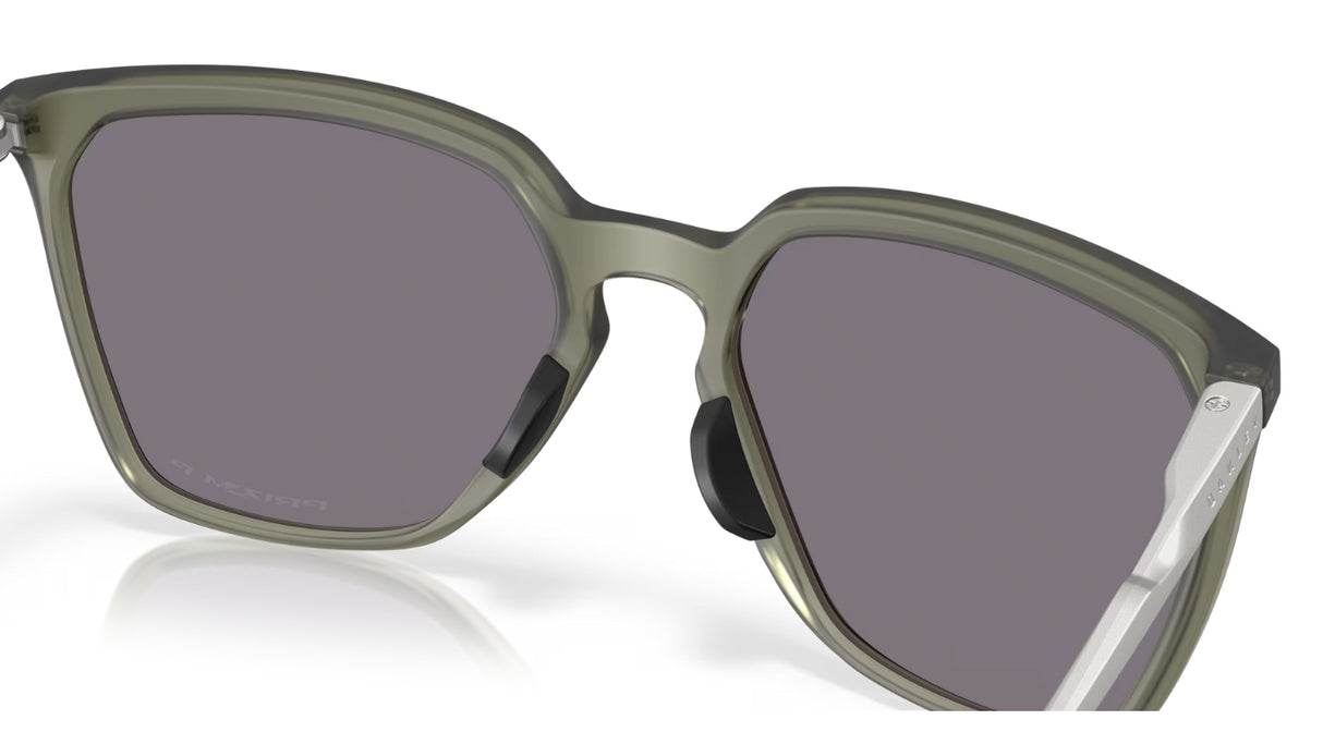 Oakley Sielo SQ Matte Olive Ink/ Prizm Grey Polarized achterzijde schuin