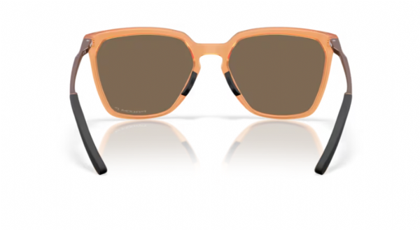 Oakley Sielo SQ Matte Transparant Ginger/ Prizm Rose Gold Polarized achterkant