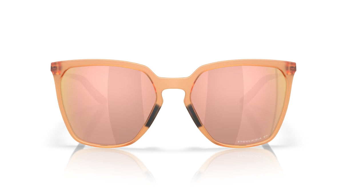Oakley Sielo SQ Matte Transparant Ginger/ Prizm Rose Gold Polarized voorzijde