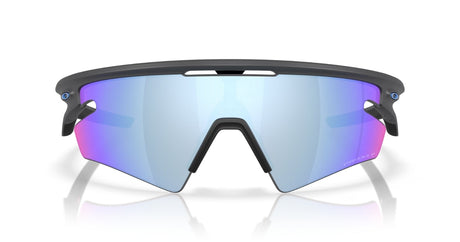 Oakley-Sphaera-Slash-Matte-Carbon-Prizm-Deep-Water-Polarized-Voorzijde