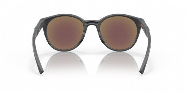 Oakley Spindrift Matte Carbon Prizm Sapphire Polarized achterzijde