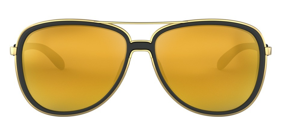 Oakley Split Time Matte Black 24K Iridium voorzijde