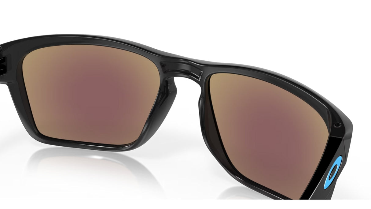 Oakley Sylas M (medium) Black Ink Sapphire Iridium achterzijde schuin