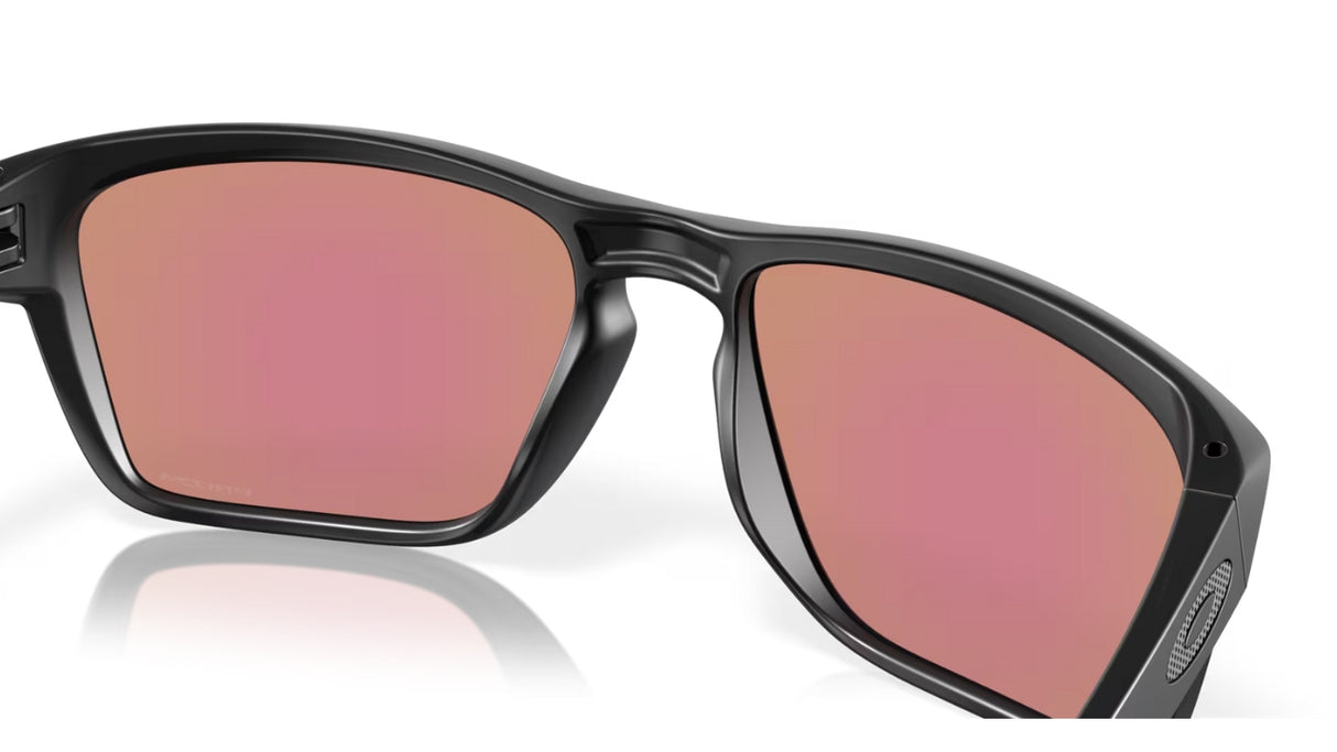 Oakley Sylas M (medium) Matte Black Ink Prizm Golf achterzijde schuin