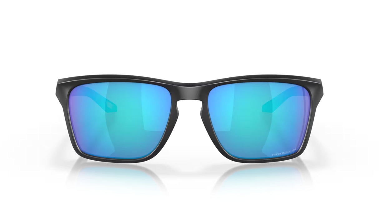Oakley Sylas M (medium) Matte Black Prizm Sapphire Polarized voorzijde