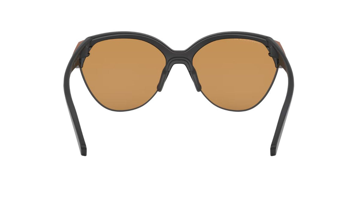 Oakley Trailing Point Matte Black Prizm Rose Gold Polarized achterzijde