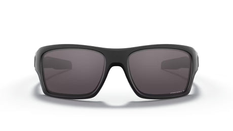 Oakley Turbine Matte Black Prizm Grey Polarized voorzijde