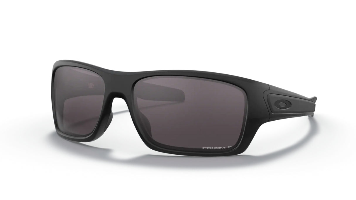 Oakley Turbine Matte Black Prizm Grey Polarized