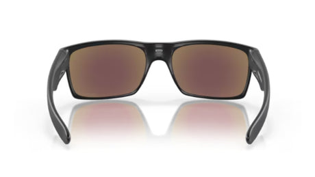 Oakley Twoface Matte Black Prizm Sapphire Polarized achterzijde