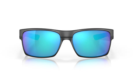 Oakley Twoface Matte Black Prizm Sapphire Polarized voorzijde