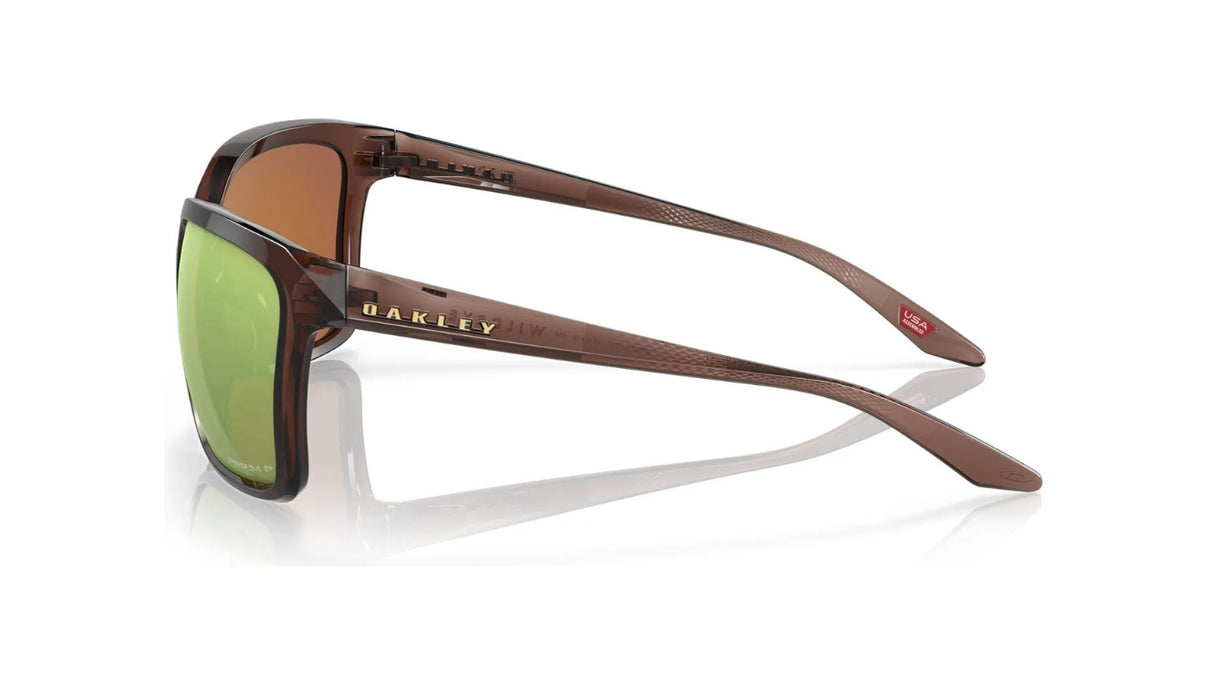 Oakley Wildrye Polished Amethyst Prizm Rose Gold Polarized zijaanzicht
