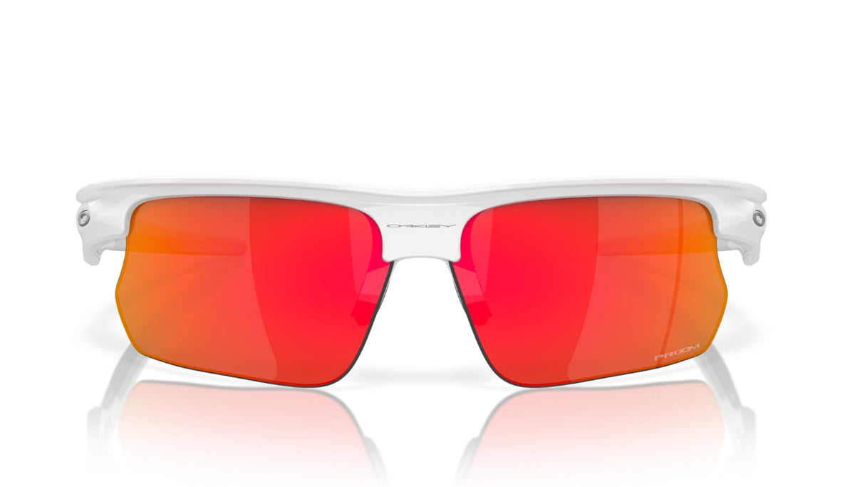 Oakley Bisphaera Polished White/ Prizm Ruby Voorkant