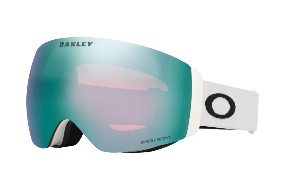 Oakley Flight Deck Pro M Matte White/ Prizm Sapphire & Prizm Sage Gold-zij