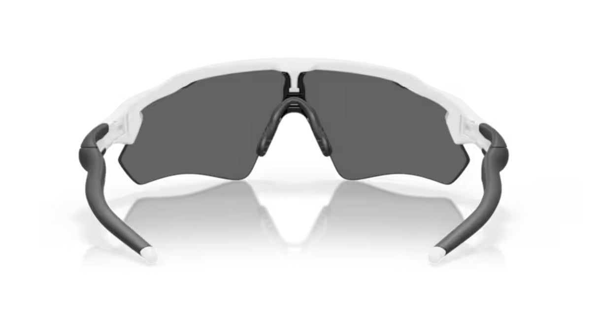 Oakley Radar EV Path Polished White/ Prizm Black Polarized achterzijde